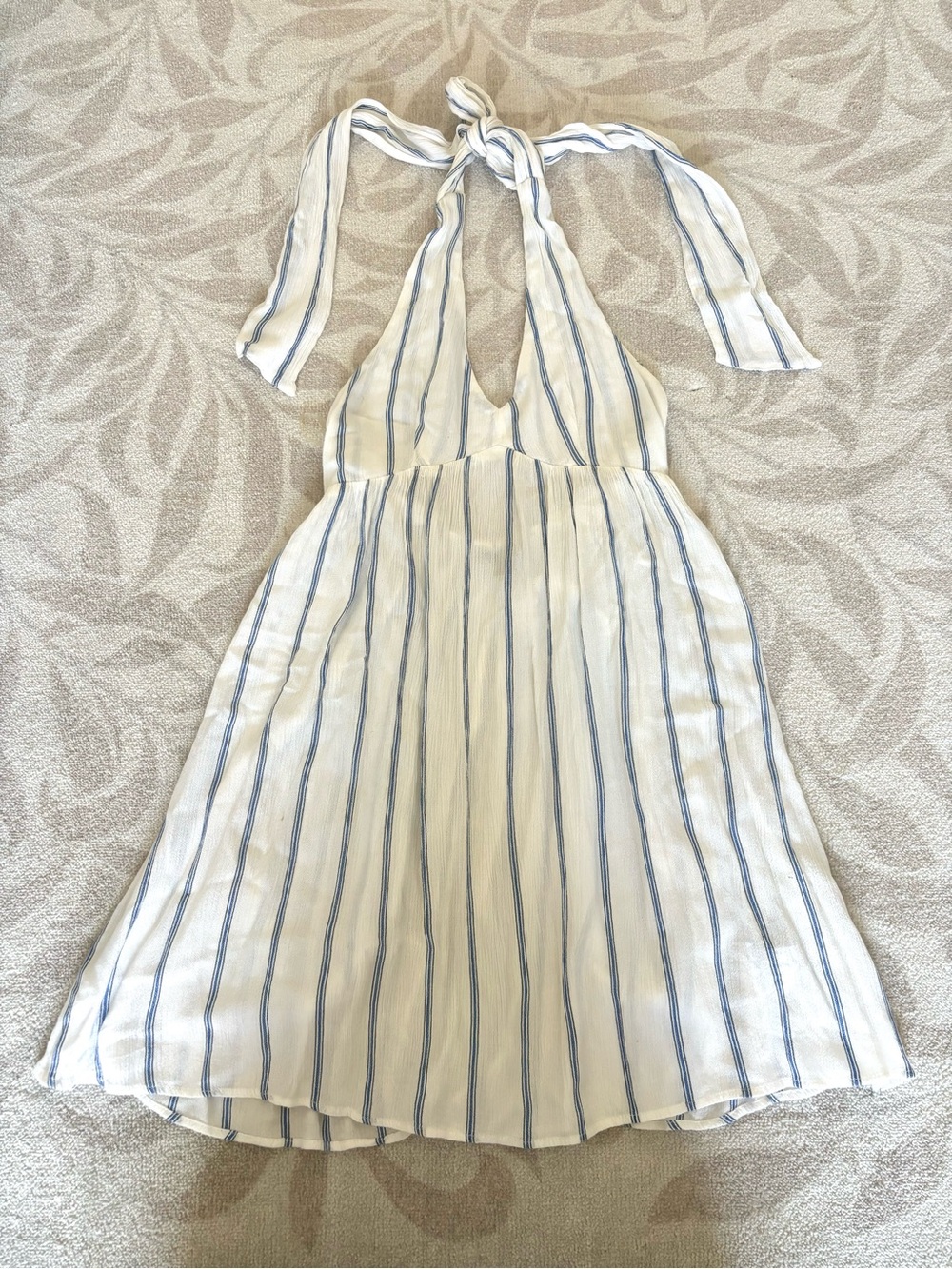 Halter Striped Summer Dress- American Eagle Outfitters